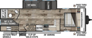 2022-KZ-RV-Connect-SE-C271BHKSE-Travel-Trailer-Floorplan (3)