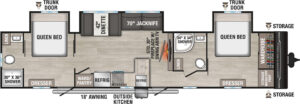 2026-KZ-RV-Sportsmen-SE-383DBKSE-Travel-Trailer-Floorplan 2026-KZ-RV-Sportsmen-SE-383DBKSE-Travel-Trailer-Floorplan