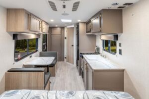 2026-KZ-RV-Sportsmen-Classic-160QB-Travel-Trailer-Front-to-Back