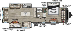 2026-Venture-RV-SportTrek-Touring-Edition-STT343VIK-Travel-Trailer-Floorplan